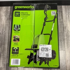 New Greenworks TL16B00 Electric Cultivator