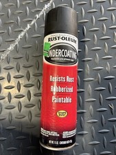 RUST-OLEUM 248657 Rubberized Undercoating,Black,15 oz 4YLC9