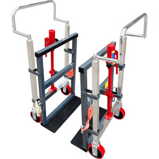 Large Plate Hydraulic Equipment Mover Flow-Back Handle(Set of 2) 4,000 lbs Cap.