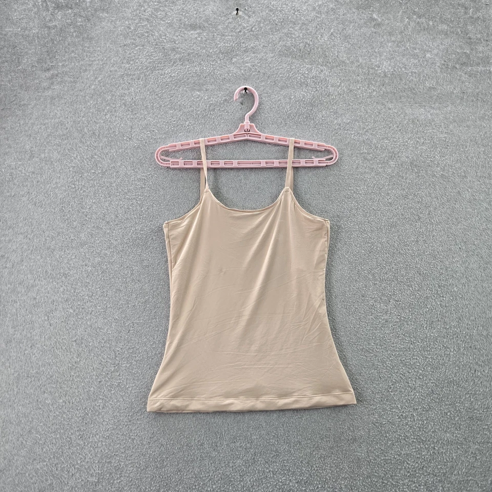 SPANX Women Tank Top L Beige Nylon Spandex Shapewear Camisole Scoop Neck - Image 3 of 4