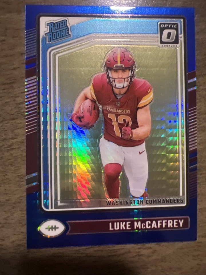 2024 Luke McCaffery 7 Rookie Card Lot Washington Commanders | eBay