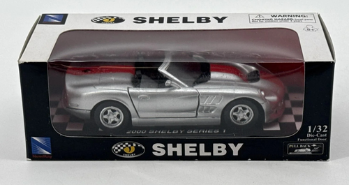NewRay Shelby Series Silver 1:32 Diecast Model Car American Muscle 2000