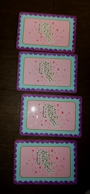 Eleanor Bowmer Kork-Tischsets Platzmatten-4er-Set *Leopard Stars*24,7x16,4 cm - Bild 1 von 4