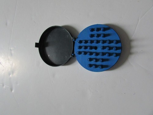 Vintage Pocket Solitaire 1960s 70s Blue Complete - Picture 3 of 3