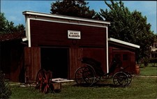 West Branch Iowa Blacksmith Shop Herbert Hoover Presidential Library ~ postcard