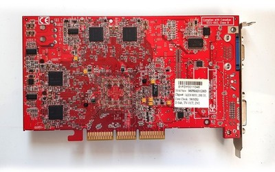 ATI グラフィックボード 本体 RADEON 9800 Pro 128M ATI Radeon 9800 Pro 128MB DDR AGP 8x Retro GPU - Artifacting For