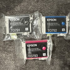 Epson 79 Owl Series T0791, T0792, T0793 Ink Cartridge OEM Factory Sealed