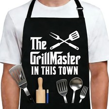 Funny Cooking Aprons for Cooking,Husband Wife Couple Gifts,Grilling Kitchen A...