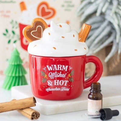 Hot Chocolate Mug  Duftlampe Melt Warm aus Keramik