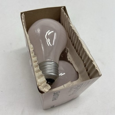 Used Philips 60W Softone Pastels With A Hint Of Pink Light Bulbs Read