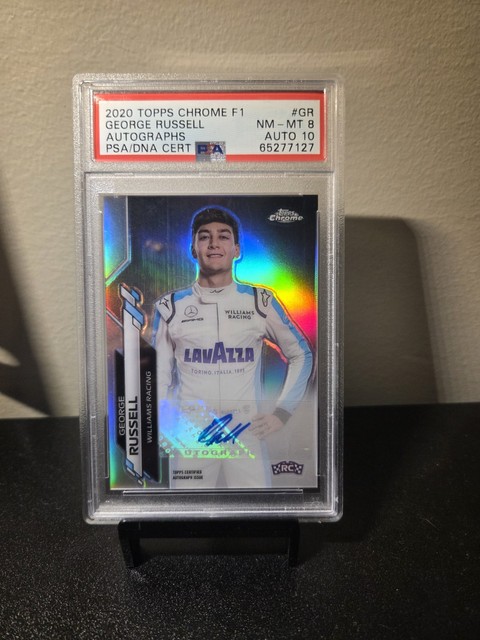 George Russell 2020 Topps Chrome Formula 1 Autographs