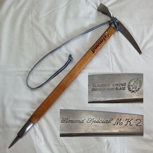 PIOLET ANCIEN ALPINISME CLAUDIUS SIMOND Spécial MK2 PIOLET ANCIEN ALPINISME CLAUDIUS SIMOND Spécial MK2