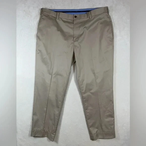 Brooks Brothers Lightweight Advantage Chino Size 40W 27L Khaki Pants
