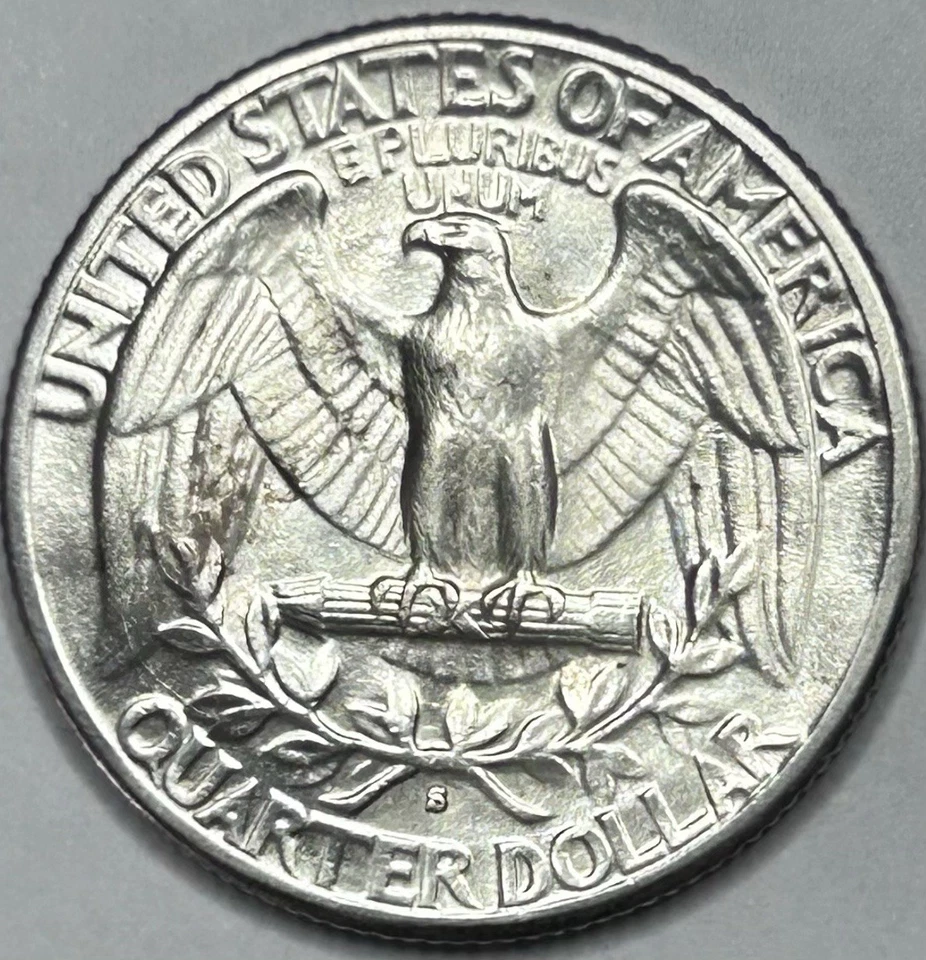 1939-S Washington 90% Silver Quarter ~ DDO FS-101 ~ GEM BU Rev Has “S” On Chest - Image 4 of 4