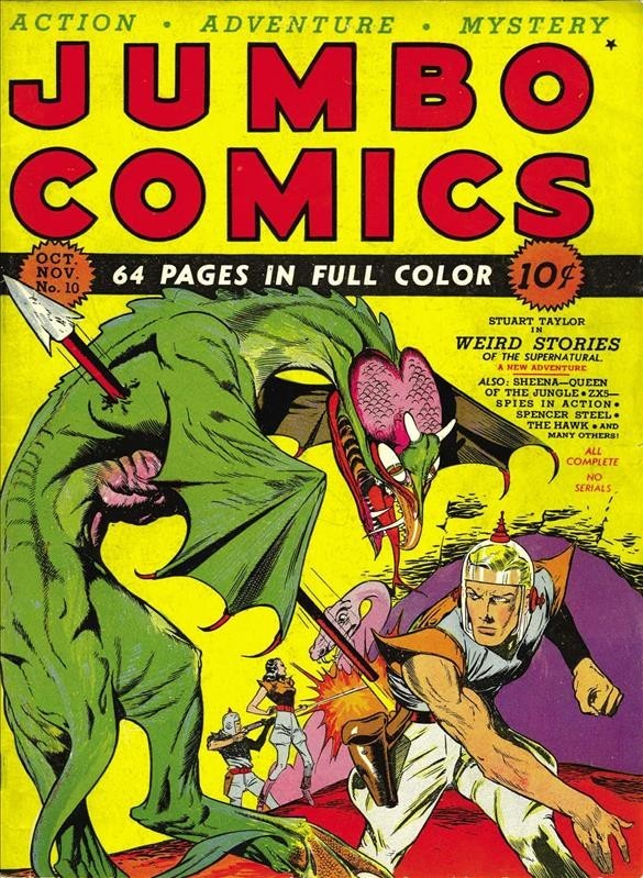 Jumbo Comics #10 Photocopy Comic Book