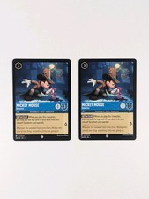 Disney Lorcana Mickey Mouse Detective x2 MINT Set The First Chapter 154/204 TCG