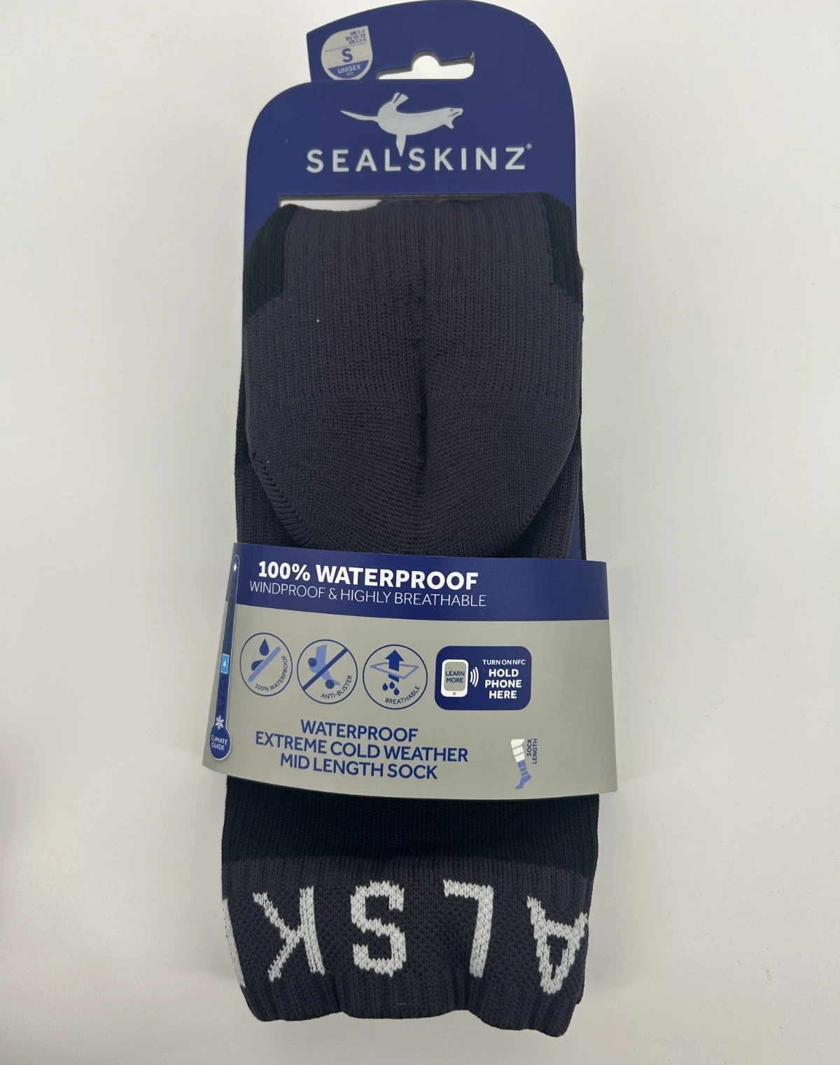 Sealskinz Waterproof Extreme Cold Weather Mid Length Sock Small 11100067090110