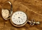Vintage 7j 0s Model 1891 Waltham Seaside GF Full Hunter Pendent Watch Runnin1904