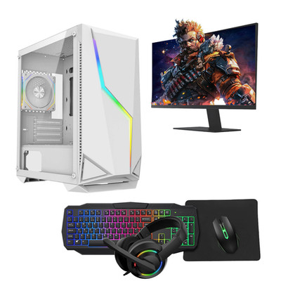 Galaxy Luna weiß PC Bundle i5 GT730/710 2GB SSD+HDD Win11 Pro UK kostenloser Versand
