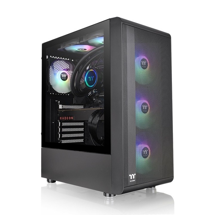 4713227533645 Закаленное стекло S200 ARGB черное ARGBx3 Thermaltake 19390₽