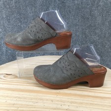 BOC Born Concept Jinny Mule Shoes Womens 10 M Wedge Casual Faux Leather Gray