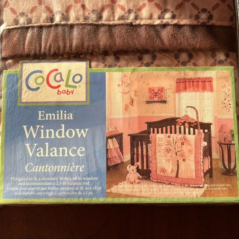 Juego de 2 cenefas de ventana CoCaLo Emilia rosa 36 x 48 Foto 4 de 4