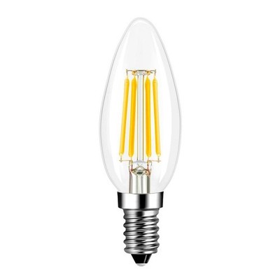 6er Pack Kandelaber Glühbirne, 45W Äquivalent, C35 E14LED Glühbirnen, dimmbar