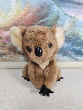 Vintage KOALA BEAR Brown Dakin Korea 1978 6  Plush Stuffed Animal Nutshells