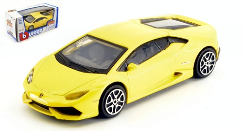 BBURAGO BU30290Y LAMBORGHINI HURACAN 2014 YELLOW 1:43 Modellino