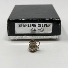 Miniature Sterling Silver Pete Acquisto Cup Doll House Artisan John Coney 1690