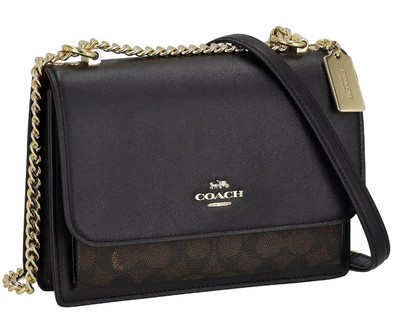Coach Women's Shoulder Bag Crossbody CV978 SIG KLARE XB IM/Walnut