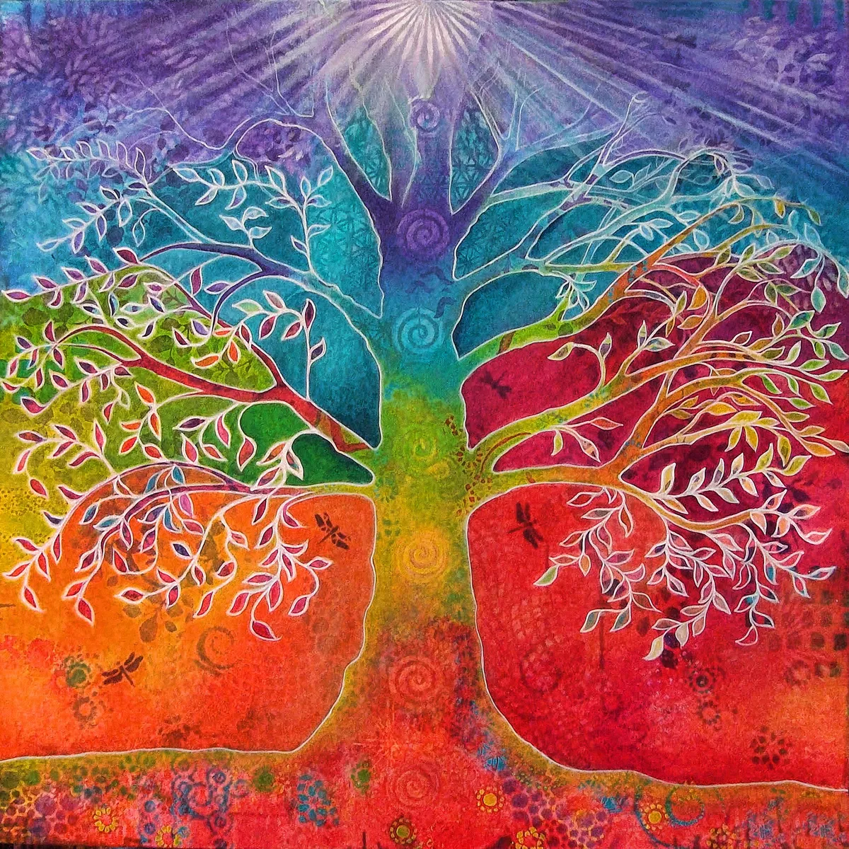 Chakra Tree of Life - CANVAS or PRINT WALL ART