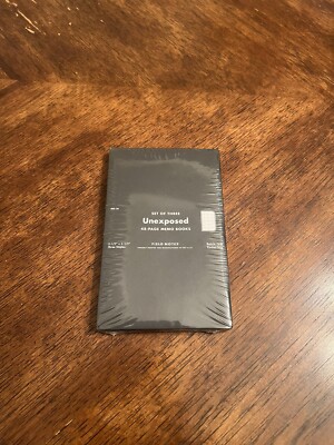 Field Notes Notebooks Unexposed Set Of 3 Notebooks New Sealed
