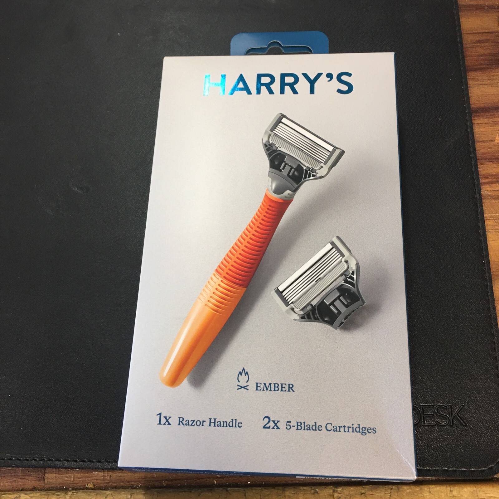 Harry's 5 Blade Men's Razor Set - Bright Orange for sale online | eBay