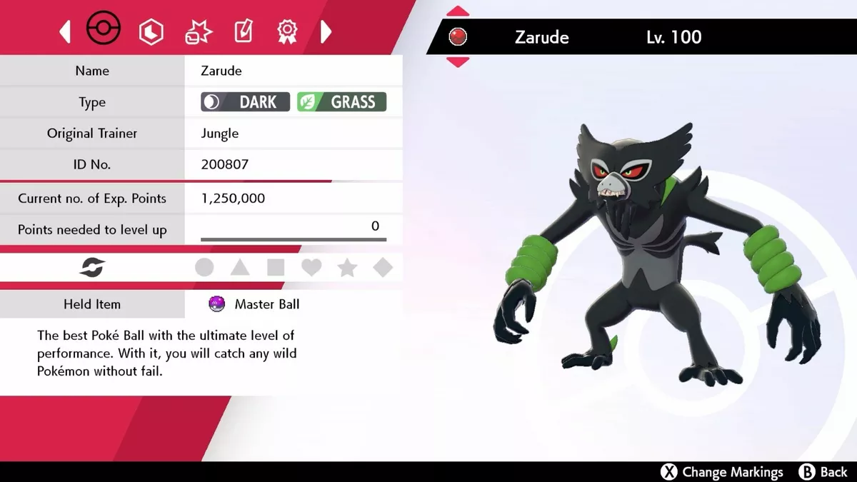 ✨ ZARUDE DADA SCARF ✨ 6IV COCO MOVIE EVENT ✨ NON Shiny ✨ Pokemon Sword  Shield