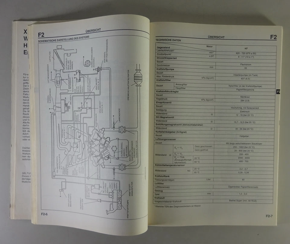 Manual de Taller Complemento Mazda Xedos 6 con Motor B6 Stand 04/1994 - Imagen 3 de 4