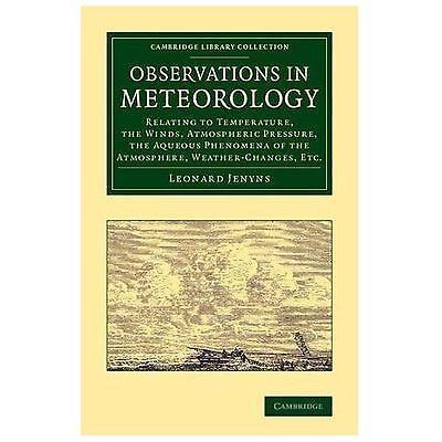 Observations in Meteorology Jenyns Paperback Cambridge University Press