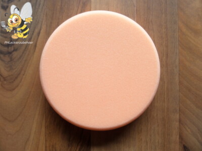 NEU Polierschaumteller Pad Polierscheibe orange / strong 150mm Klett Top #520