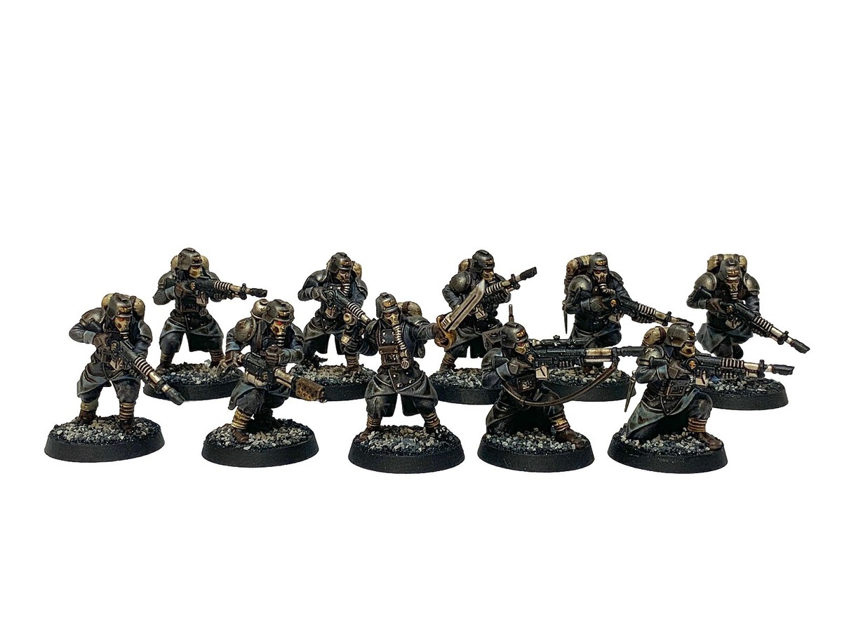 DEATH KORPS OF KRIEG 10 28mm ProPainted Astra MILITARUM CHAOS