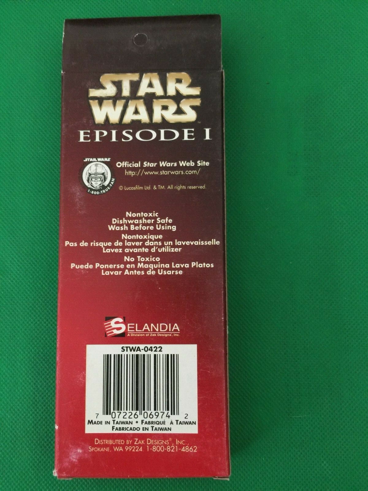 Star Wars Episode 1 Spoon & Fork Set Children Flatware Zak Designs Taiwan B116