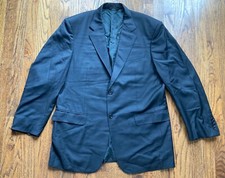 Luca diMarco Loro Piana Mens Blazer Size 46R Super 120s Wool Made In Italy Black