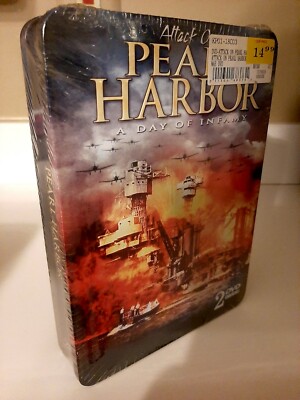 Attack on Pearl Harbor - A Day of Infamy Tin Box: 2 DVD Set Sealed New Mint US