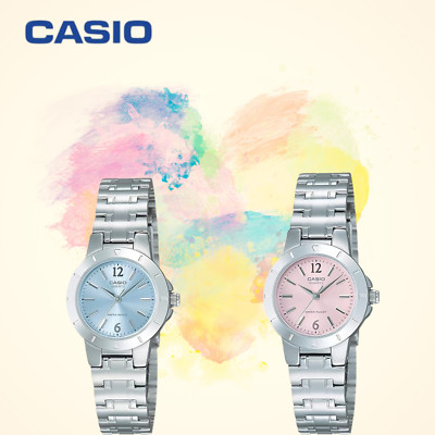 CASIO Collection LTP-1177A-2AJH Ladies' Silver Watch Elegant Pastel color Dial A