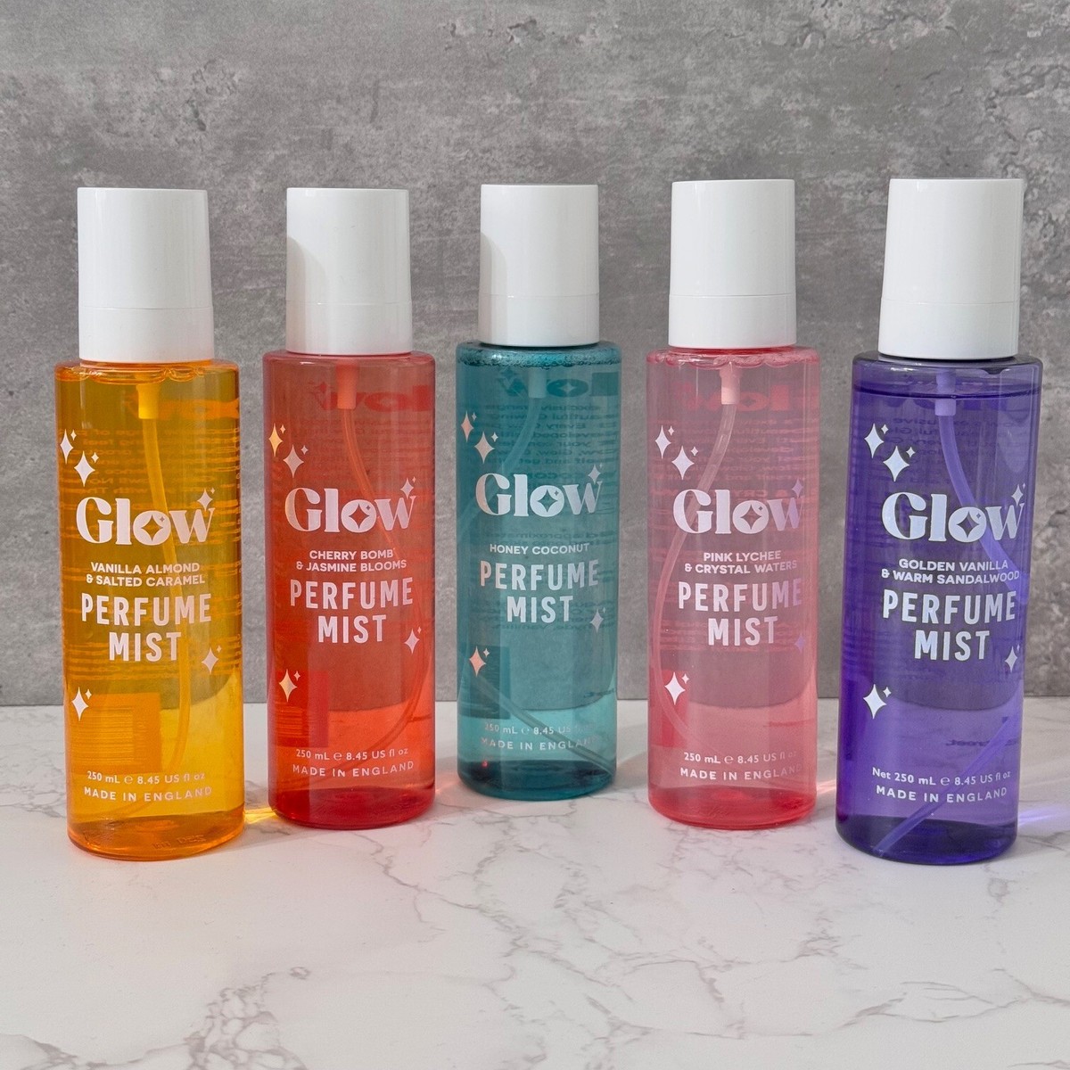 Glow Perfume Mist Body Spray 250ml Various Fragrances RRP