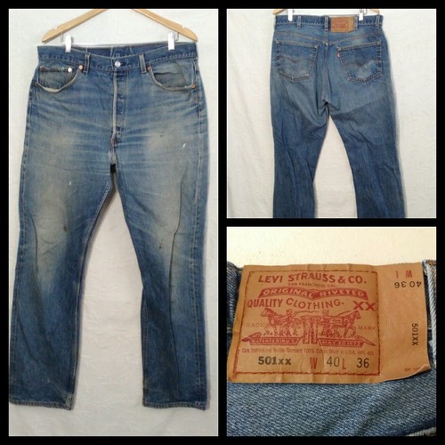 LEVI'S 501 USA Jeans homme 40X36 mesuré 
