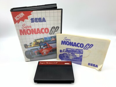 Super Monaco GP (Sega Master System) Spiel inkl. Anleitung & OVP [Zustand Gut]