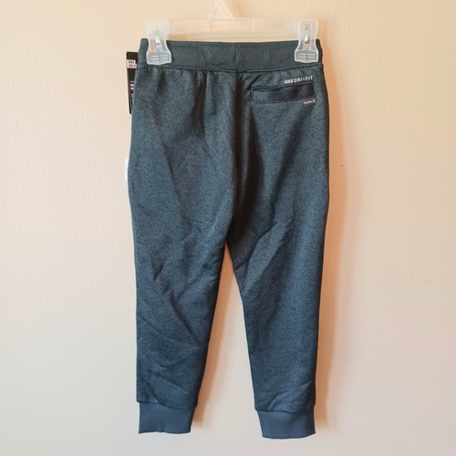 Hurley Boys Solar Jogger Cool H20 Nike Dri-Fit Pants-6-Zip Pockets Black Heather - Picture 3 of 7