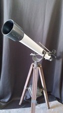 525 Power 60mm Astronomical Refractor Telescope 50 in. Hardwood Tripod