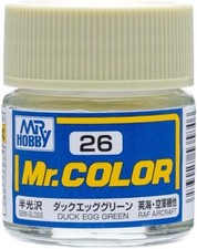 Mr. Hobby C26 Mr. Color Semi Gloss Duck Egg Green Lacquer Paint 10ml - US