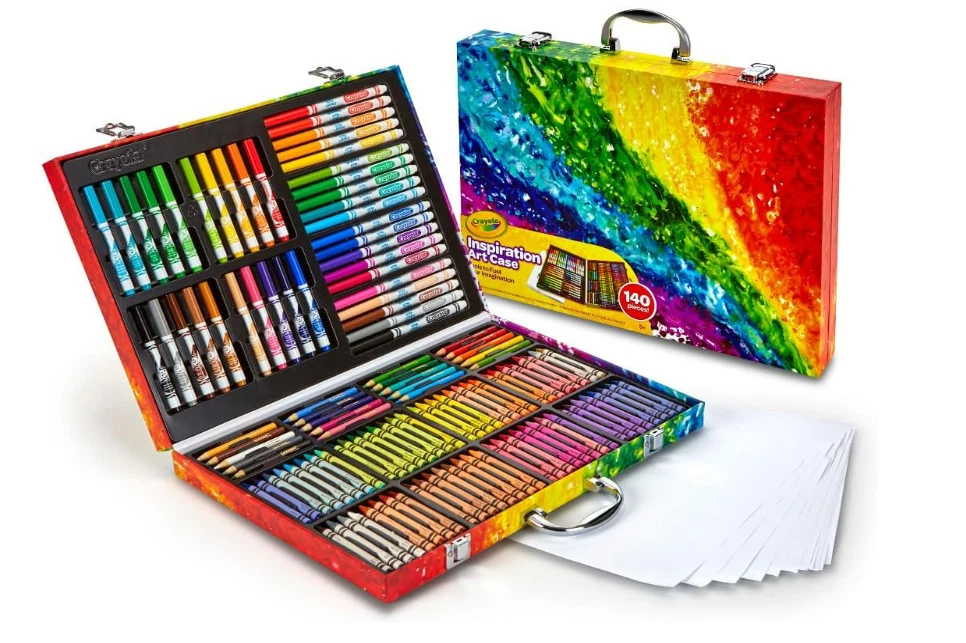 Crayola Inspiration Art Case Coloring Set - Rainbow (140ct), Art Kit For  Kids